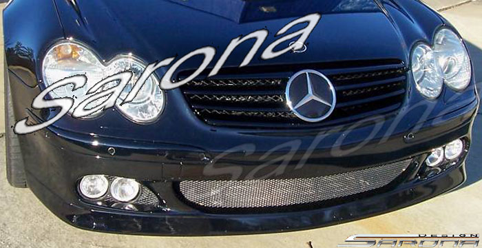 Custom Mercedes SL  Convertible Front Bumper (2003 - 2008) - $690.00 (Part #MB-091-FB)